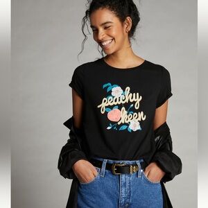 NWT - Janine Lecour Peachy Keen Graphic Tee